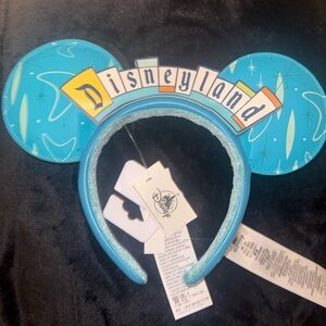 Disneyland Teal Mickey Mouse Ears Headband